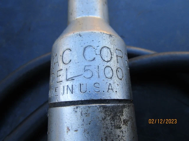 Vintage RODAC 5100 PNEUMATIC 3/8" AIR RATCHET USED 3