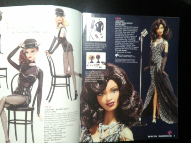 Barbie Collector Catalog 2007 w/70's,80s CHER DOLL,Jazz Baby Doll w/Pivotal Body
