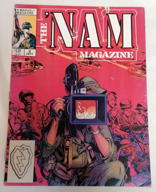 COMIC - The Nam Magazine 2nd September September 1988 Marvel VG