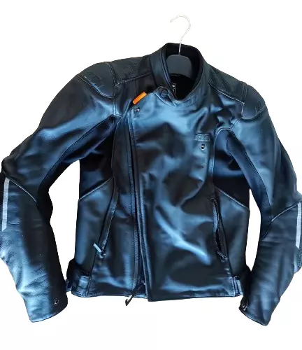 Blouson Moto Cuir Alpinestars Noir 0314121pv Taille - 42 USA Protections