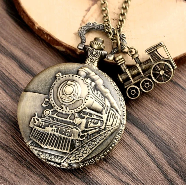 Montre Gousset Ancienne Chronomètre Locomotive - Nécessite Révision, Pièce De Collection Vintage