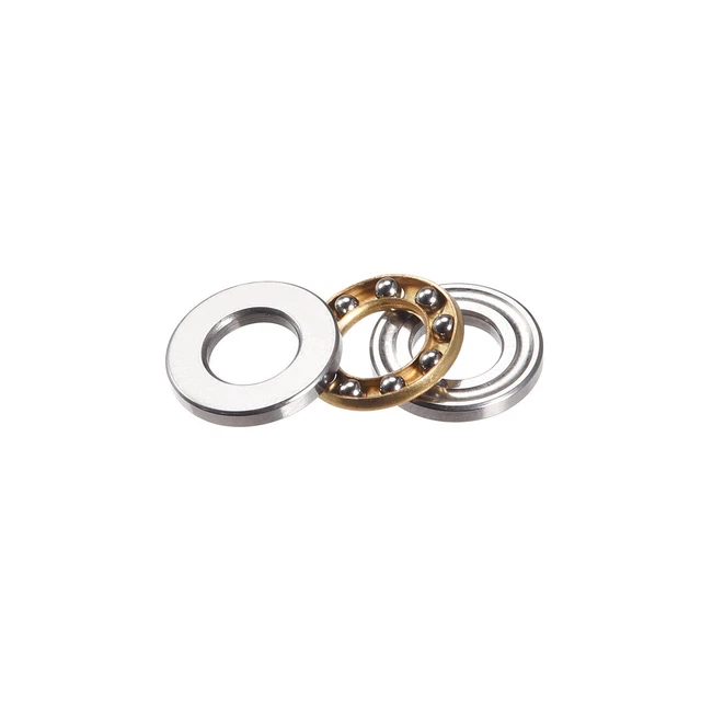 F5-10 M spinta miniatura sfere 5x10x4mm acciaio cromato rondelle 1 pz