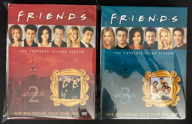 FRIENDS - THE Complete 2nd & 3rd Seasons (DVD, 2002, 4-Disc Set) Pre ...