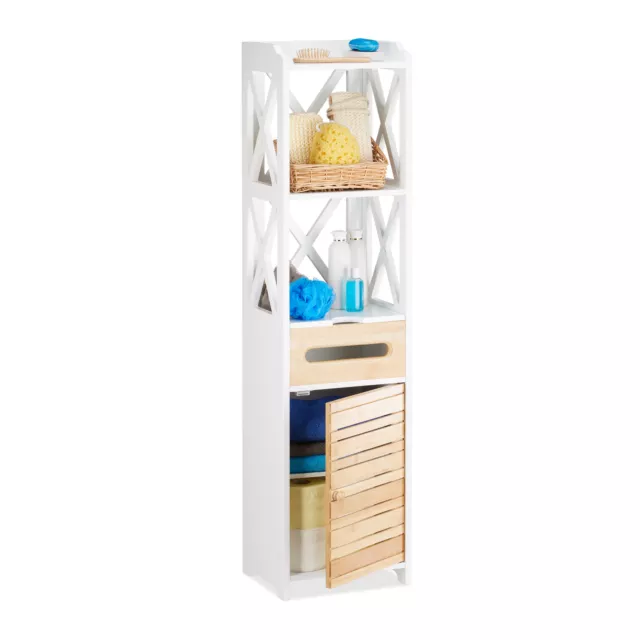 MOBILE ALTO CON 1 cassetto e 2 Ante Armadietto Libreria credenza con  vetrina EUR 125,99 - PicClick IT