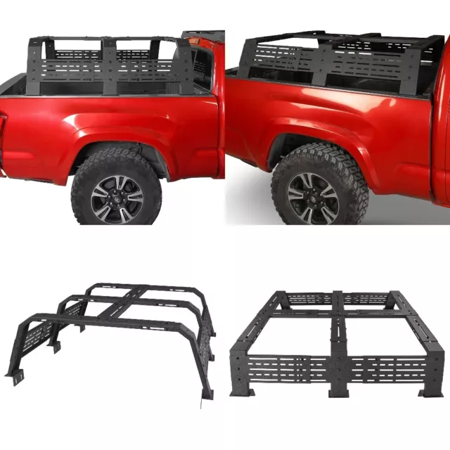 Overland Full Size Bed Truck Ladder Rack For 2005-2023 Toyota Tacoma & Tundra