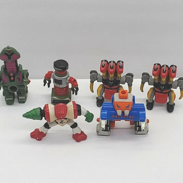 Vintage Galoob ZBots Figure Lot Robots used