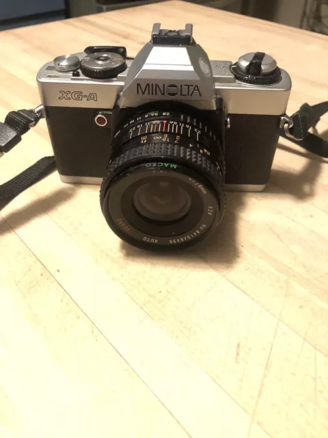 Minolta XG-A 35mm SLR Film Camera: USED: Parts Or Repair