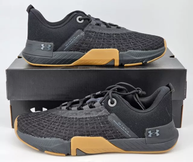 UNDER ARMOUR TRIBASE Reign 5 Men's Athletic Shoes US Size 10 Black $75. ...