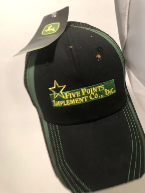 John Deere Strapback NWT Five Points Implement Cap Hat