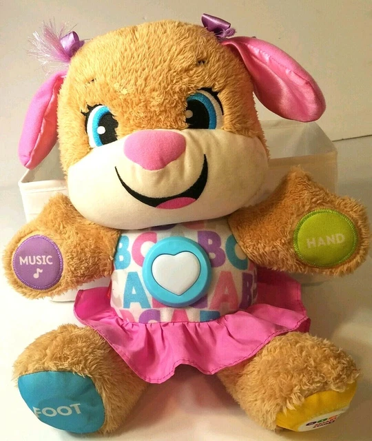 Fisher price learning dog pink outlet