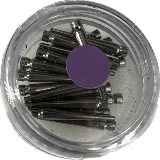 ENDO CLICK / tenons coniques violet inox L16mm 20 unités ENDO-L16Ci