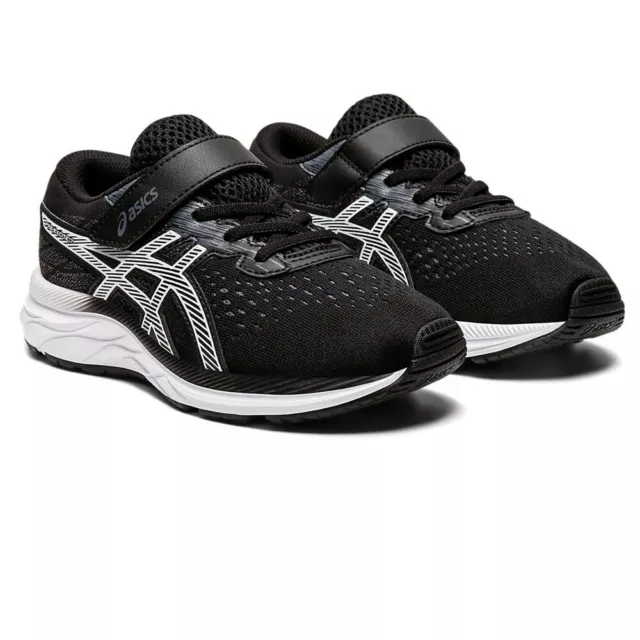 Asics Boys Pre Excite 7 PS Running Shoes Trainers Sneakers - Black Sports