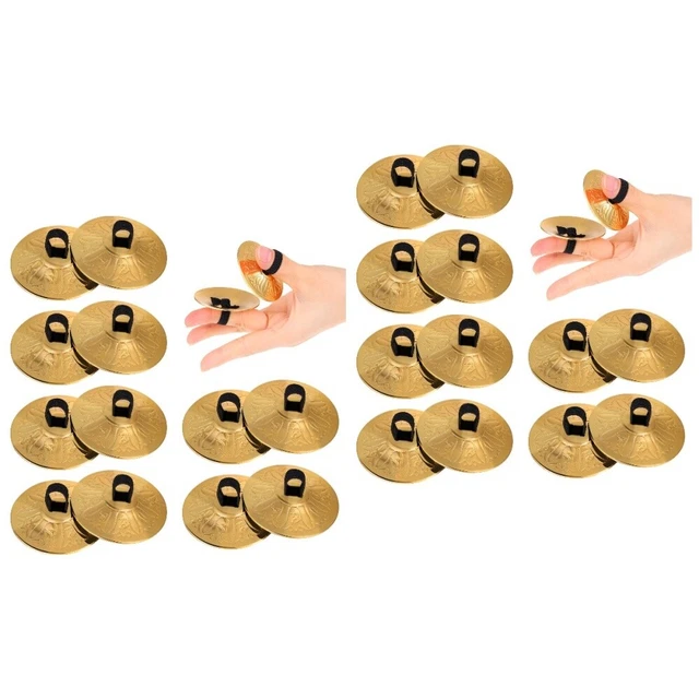 20 Pcs Kleine Fingerbecken Zum Tanzen Für Den Bauchtanz Mini-Fingerbecken Kind