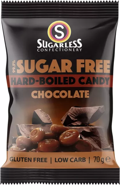 The Sugarless Company Confectionery Aura Butterscotch Flavour Hard Boiled Candy