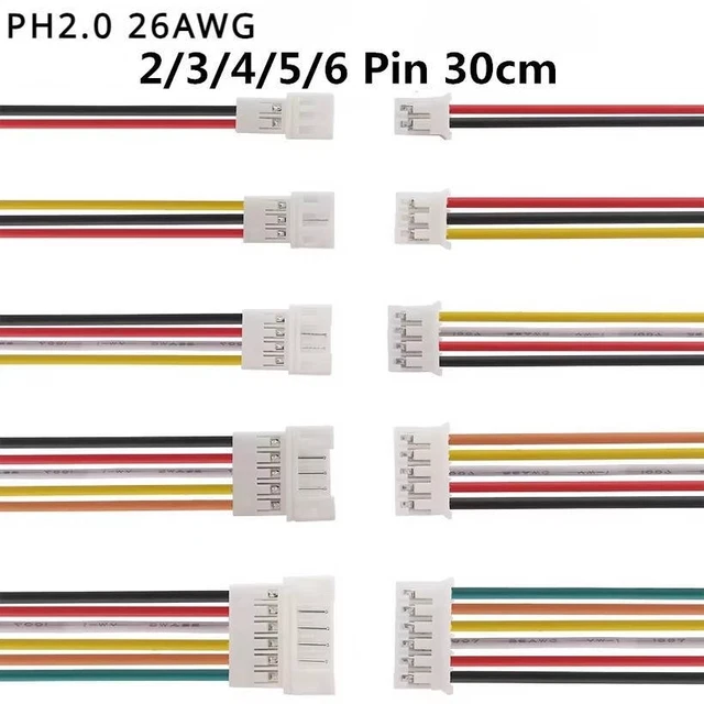 450pcs JST PH2.0 Connector Kit With 2.0mm Pitch Female Pin Header JST PH 2Pin 3Pin 4Pin Housing JST Adapter Cable Connector Socket Male And - View #10