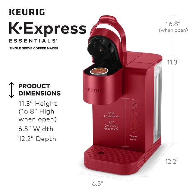 KEURIG KEXPRESS ESSENTIALS Single Serve KCup Pod Coffee Maker 39.99