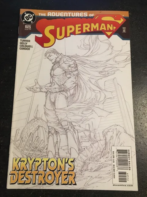 Adventures Of Superman#625 Incredible Condition 9.4(2004) Micheal Turner Sketch