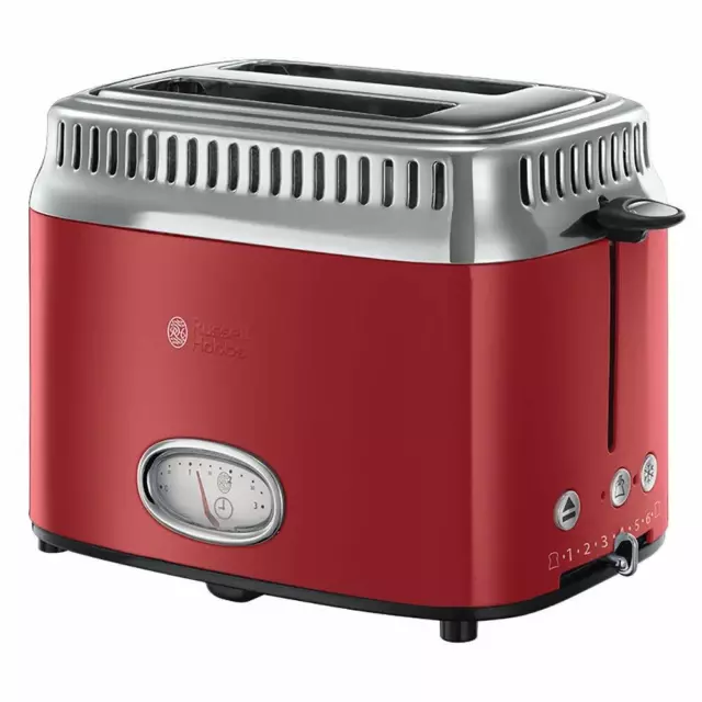 RUSSELL HOBBS Toaster Retro Ribbon Red 21680-56 2 Scheiben 6 Stufen 1300 W