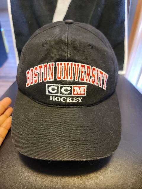 Vintage Boston University CCM Hockey  Apparel 1 Snapback Adjustable