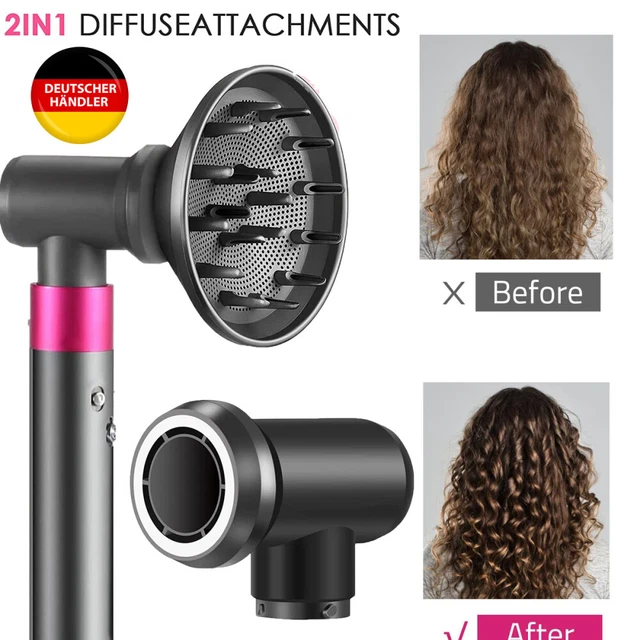 DIFFUSOR UND ADAPTER für Dyson Airwrap Styler Aufsätze HS01 03 HS05 ...