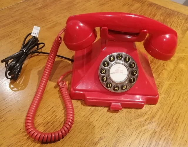 GPO Carrington Classic Retro Push-Button Phone with Pull-Out Tray, Traditional Bell RingTone, Ringer On/Off for Home, Office, Hotels- Black : Buy Online at Best Price in KSA - Souq is now
