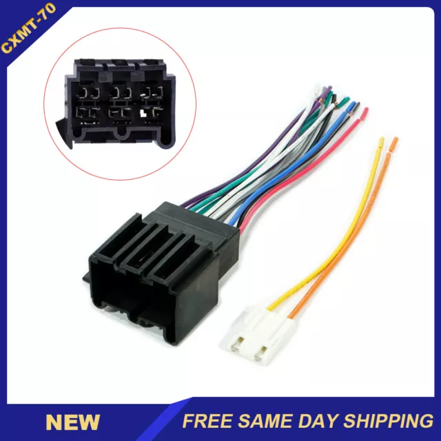 Aftermarket GM Car Stereo CD Player Wiring Harness Radio Install Plug for GMC