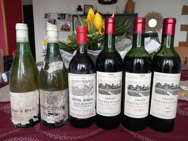 Lot De 6 Bouteilles De Vins