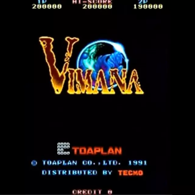 Usato Vimana Gioco Arcade PCB P. C.Board Toa Plan Jamma Tiro