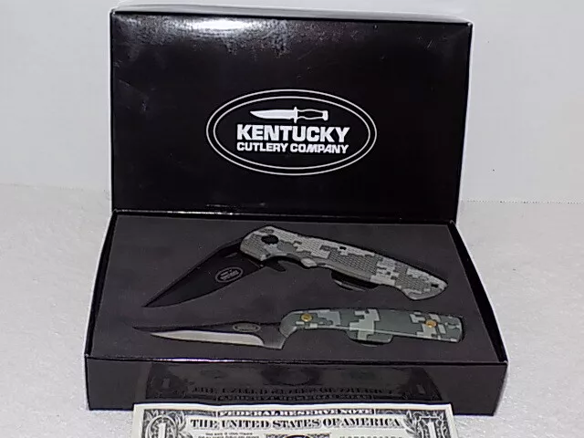 KENTUCKY CUTLERY COMPANY 2 PIECE KNIFE SET - 71023 STAINLESS STEEL