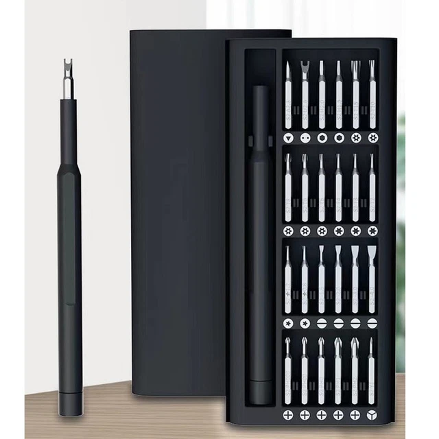 Ensemble tournevis réparation remplacement accessoires en acier noir flambant n