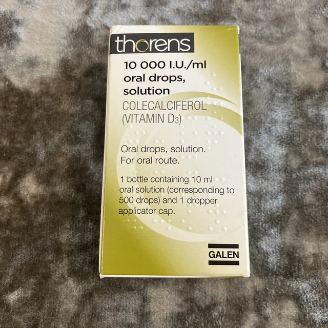 THORENS 10000I.U./ML ORAL Drops, Solution VITAMIN D3 £7.50 PicClick UK