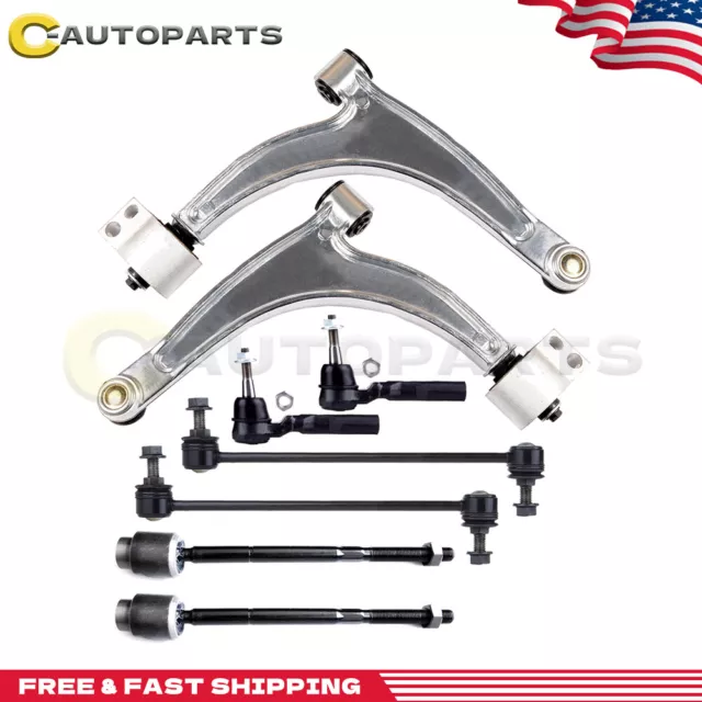 Front Lower Control Arm Ball Joints Tie Rod Sway Bar For Pontiac G6 Chevy Malibu