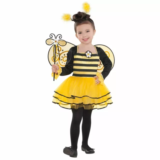 Filles Bourdon Abeille Déguisement Enfants Insecte Cute Animal Fairy Wand Ailes