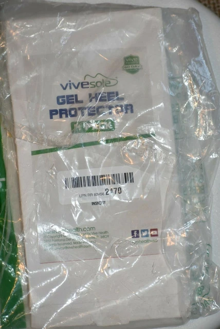 Nuevos protectores de talón de gel Vivesole caja abierta