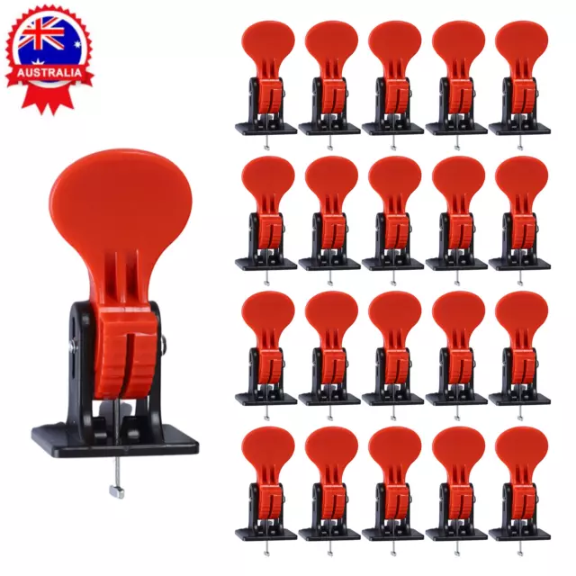 100X Tile Leveling System Floor Alignment Adjustable Clip Reusable Hand Tool,New