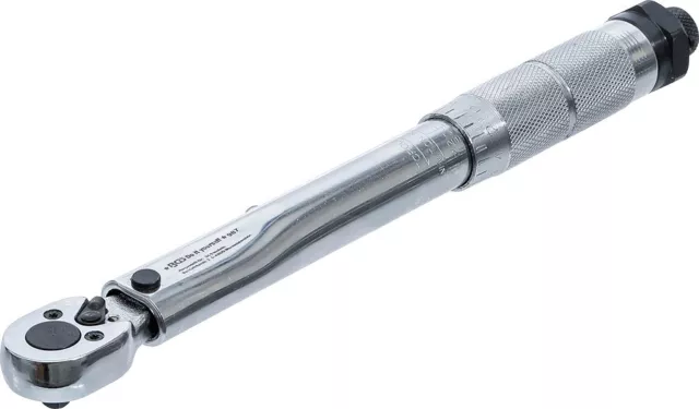 BGS DIY Drehmomentschlüssel,Außenvierkant 6,3 mm (1/4"), 2 - 24 Nm