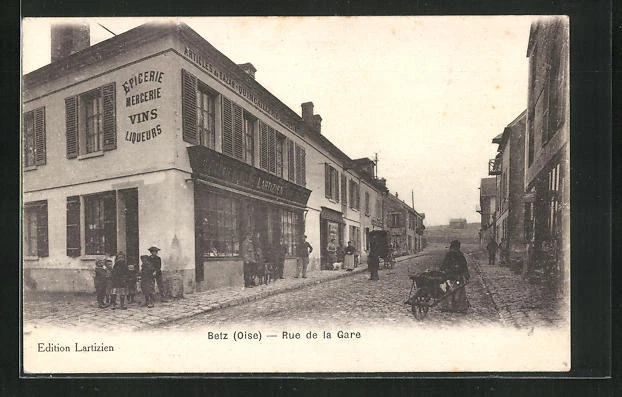 CPA Betz, Rue de la Gare