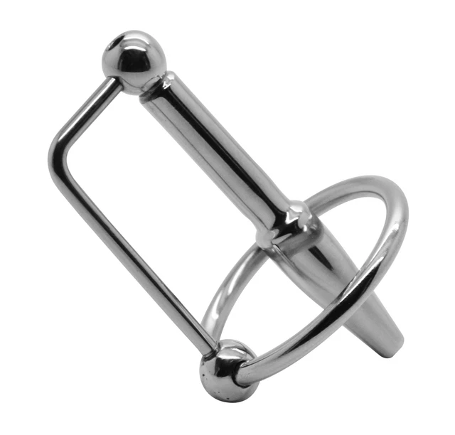 PENIS PLUG WITH Glans Ring solid penis plug bondage penis plug 24.00 -  PicClick UK