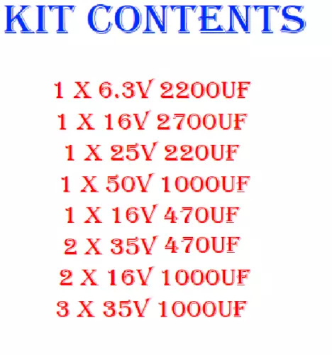 VESTEL 17PW26-4 Repair Kit - LCD TV Toshiba 32BV700B 32BV500B 32BV502B 32KV500B