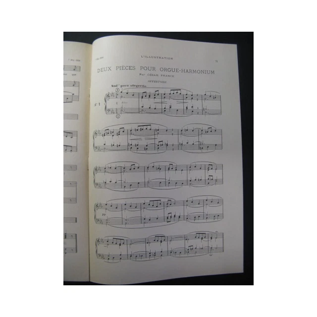 GOUNOD MISSA C. FRANCK Orgue Chant Harmonium 1898 3