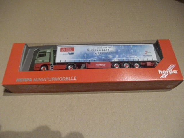 Herpa Ricambi Scala N (1:160) - Trattore Stradale 2 Assi MAN TGX XXL (2008) - 2 Pezzi, Modello In Plastica Da Assemblaggio - 2
