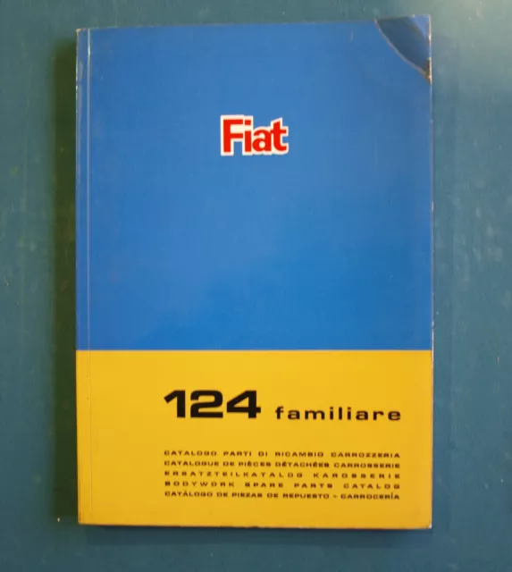 Fiat 124 Familiare (Estate) bodywork spare parts catalog 1967