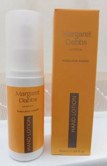 Margaret Dabbs London Fabulous Hands ~ Crema de loción para manos 50 ml NUEVO