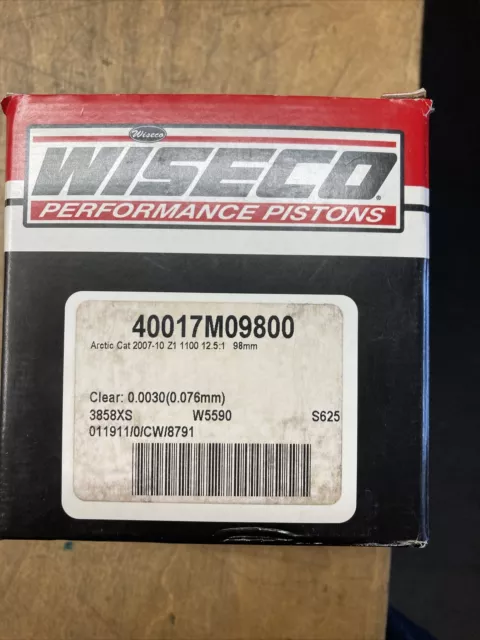 40017M09800 Wiseco Piston Kit Arctic Cat Jaguar Z1 1100 EFI TZ1 Z1 1100 EFI 98mm