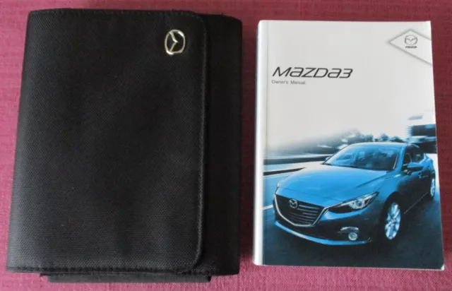 (2015 Print) Mazda 3 (2014 - 2016) Owners Manual - Owners Handbook - User Guide