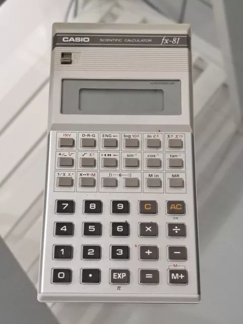 Calcolatrice CASIO fx - 81 Come Nuova