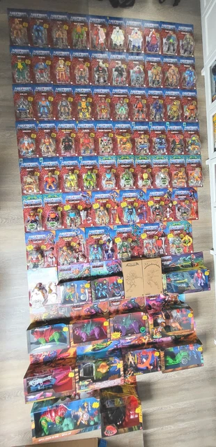 Masters of the Universe MotU Origins Mega Sammlung Collection komplett unpunched