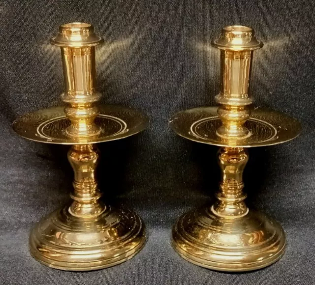 VIRGINIA METALCRAFTERS BRASS Candlesticks 10 Beehive 3011 Finely Crafted  Marked £66.22 - PicClick UK