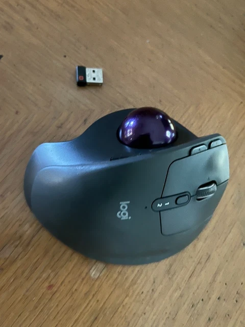 LOGITECH MX ERGO S Wireless Ergonomic Trackball Mouse w/ 6 Programmable ...
