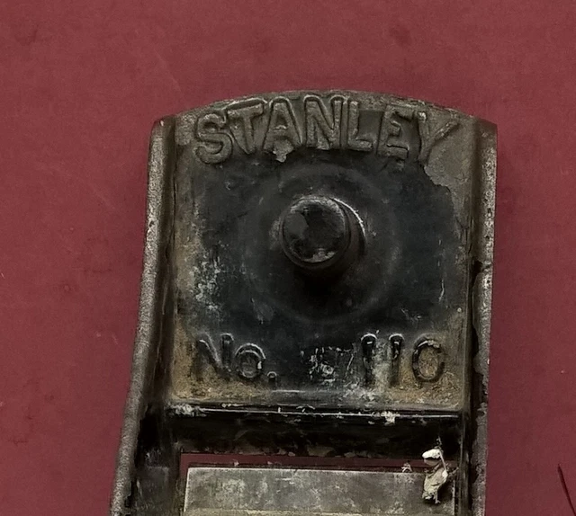 Vintage Stanley No. 110 Block Wood Plane Adjustable Low Angle